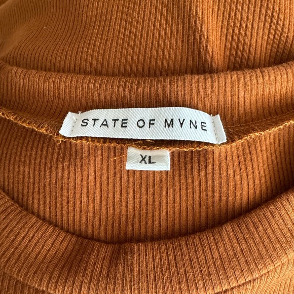 State of Myne Brown Tank Dress with Side Strings - Picture 5 of 5